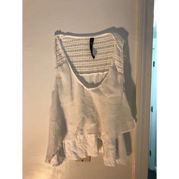 White fancy blouse - Picture 1 of 2